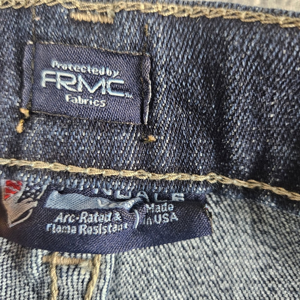 Tyndale FRMC Mens Flame Resistant FR Jeans Dark Wash Made in USA W36 L32 M24MT - Picture 10 of 15